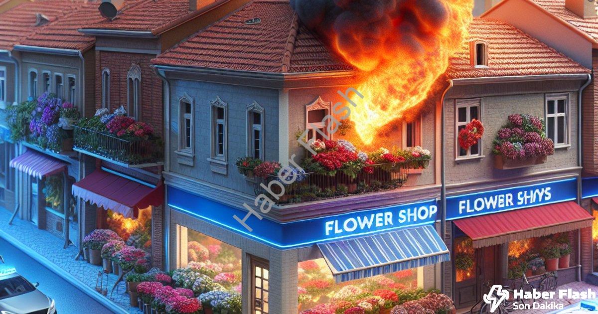 "Aydın Efeler'de Çiçekçi Dükkanında Yangın Paniği: Komşuların Dikkati Faciayı Önledi" başlıklı haber