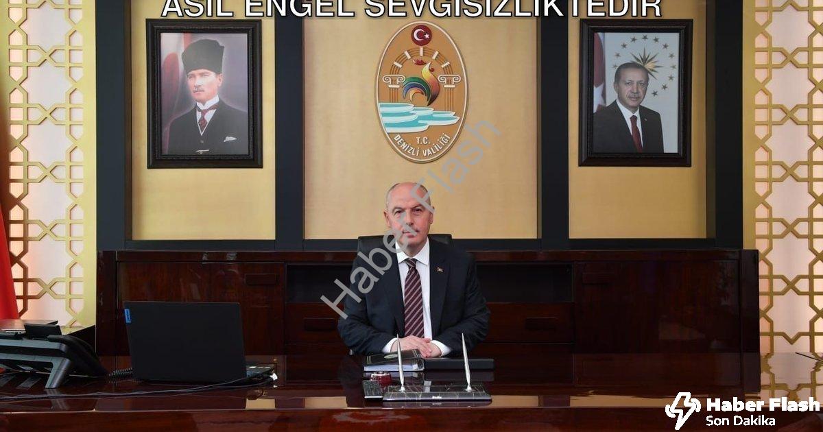 "Denizli Valisi Coşkun'dan 3 Aralık Mesajı: Asıl Engel Sevgisizliktedir" başlıklı haber için fotorea