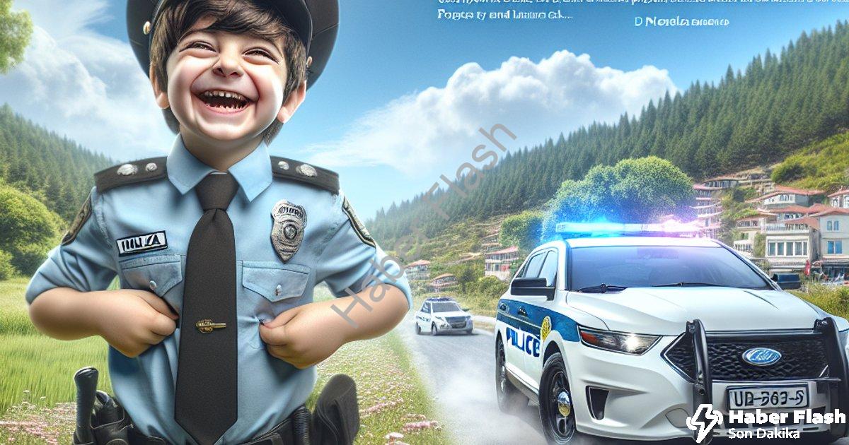 "Muğla'da Engel Tanımayan Hayaller: Hamza Bir Günlüğüne Polis Oldu" başlıklı haber için fotorealisti