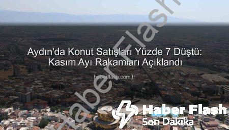 Aydın’da Konut Satışları Yüzde 7 Düştü: Kasım Ayı Rakamları Açıklandı