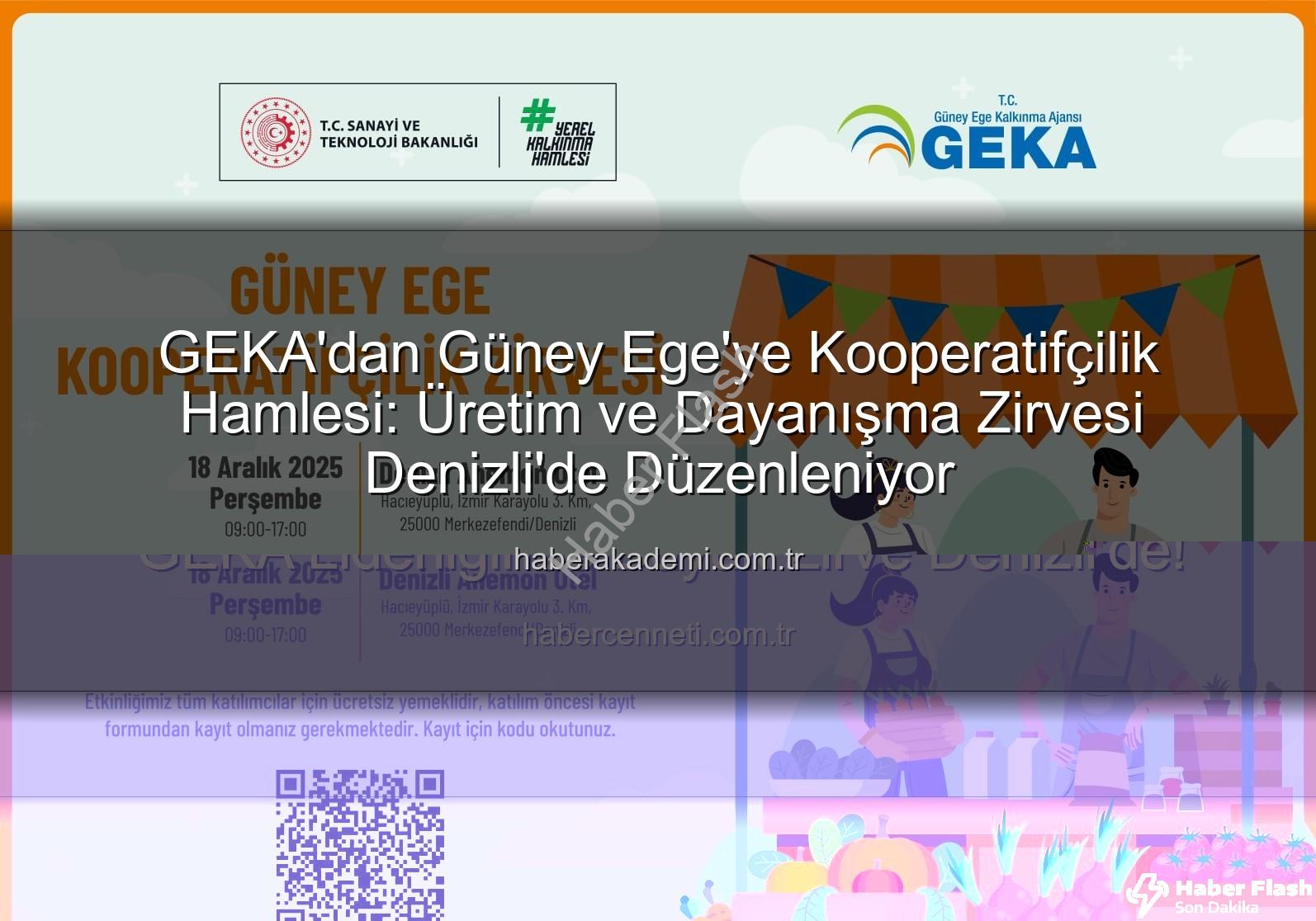 Kooperatifçilik Zirvesi - GEKA'dan Güney Ege İçin Dev Adım: Kooperatifçilik Zirvesi Denizli'de Düzenleniyor!