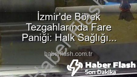 İzmir’de Börek Tezgahlarında Fare Paniği: Halk Sağlığı Tehlikeye Girdi, İşletme Mühürlendi!