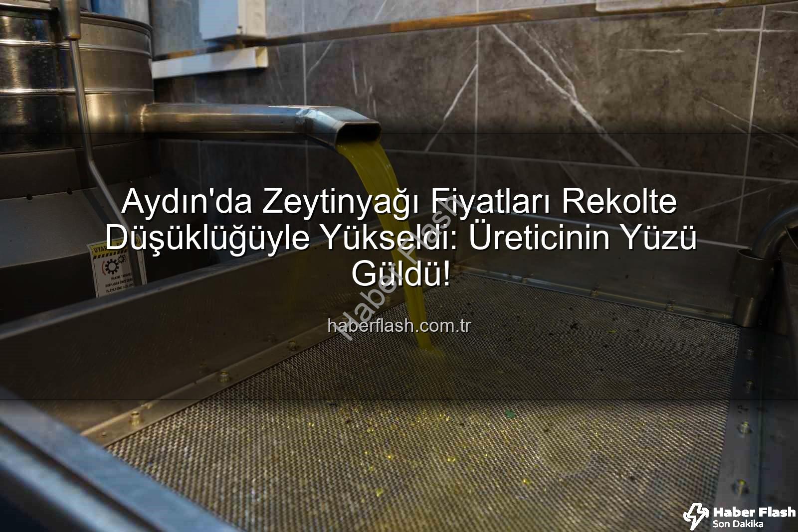 zeytinyağı fiyatları - Aydın'da Zeytinyağı Fiyatları Rekolte Düşüklüğüyle Yükseldi: Üreticinin Yüzü Güldü!