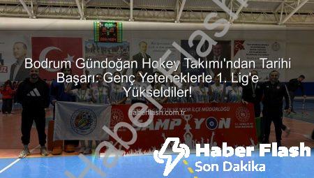 Bodrum Gündoğan Hokey Takımı’ndan Tarihi Başarı: Genç Yeteneklerle 1. Lig’e Yükseldiler!