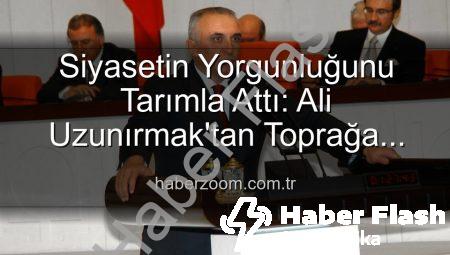 Siyasetin Yorgunluğunu Toprakla Atıyor: Ali Uzunırmak’tan Tarıma Yeni Bir Soluk