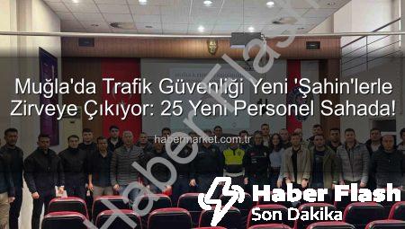 Muğla Trafiğine Yeni Güç: 25 ‘Şahin’ Ekibi Sertifikalarını Aldı!